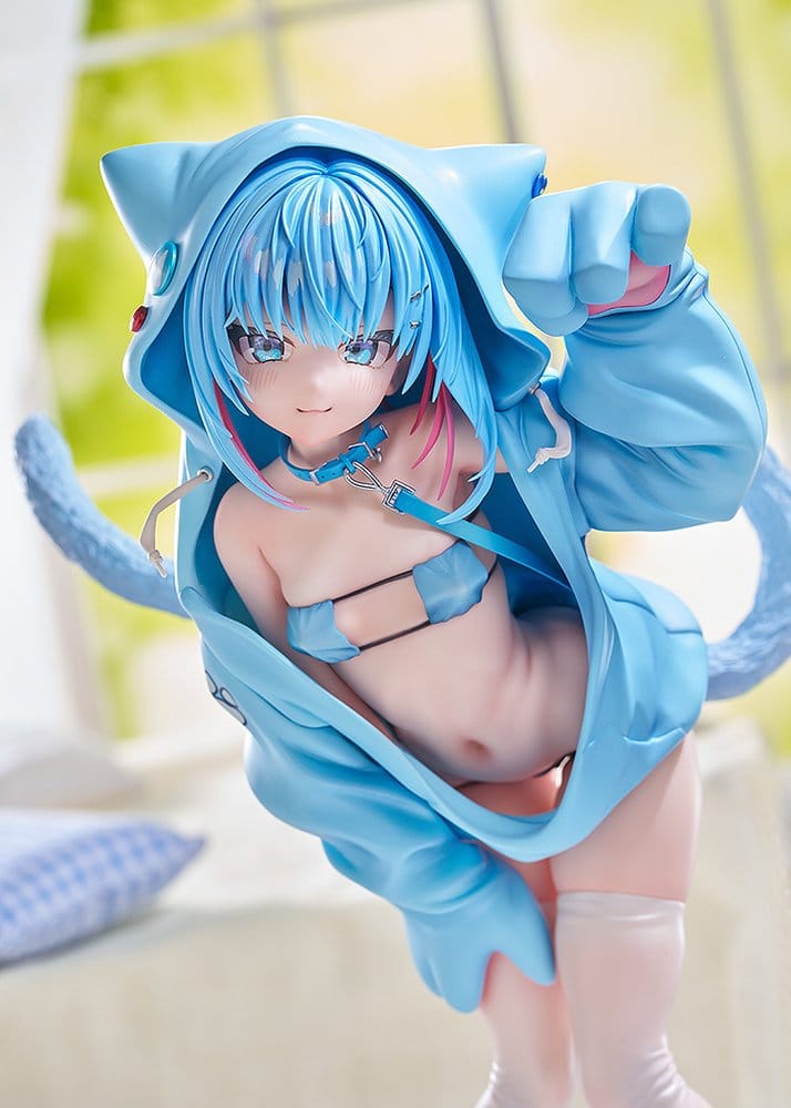 Virtual illustrator Kanzarin Figura PVC 1/6 kanzarin-chan: Cat-Eared Hoodie Ver. 26 cm
