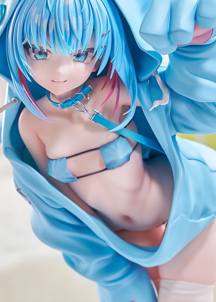 Virtual illustrator Kanzarin Figura PVC 1/6 kanzarin-chan: Cat-Eared Hoodie Ver. 26 cm