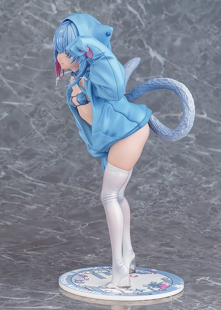 Virtual illustrator Kanzarin Figura PVC 1/6 kanzarin-chan: Cat-Eared Hoodie Ver. 26 cm