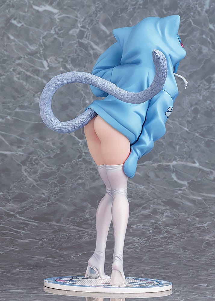 Virtual illustrator Kanzarin Figura PVC 1/6 kanzarin-chan: Cat-Eared Hoodie Ver. 26 cm