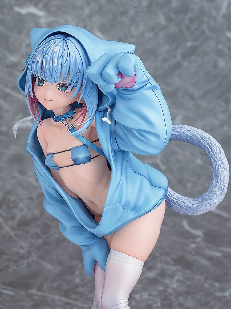 Virtual illustrator Kanzarin Figura PVC 1/6 kanzarin-chan: Cat-Eared Hoodie Ver. 26 cm