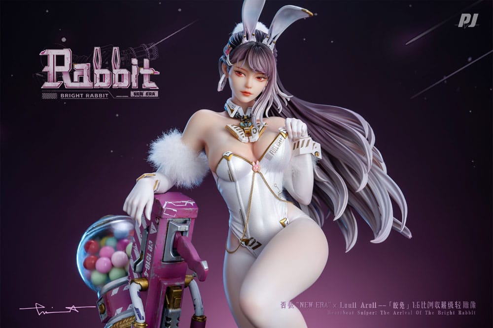 Original Character Estatua PVC 1/6 Bright Rabbit Illustration by Loull Aroll x New Era 37 cm
