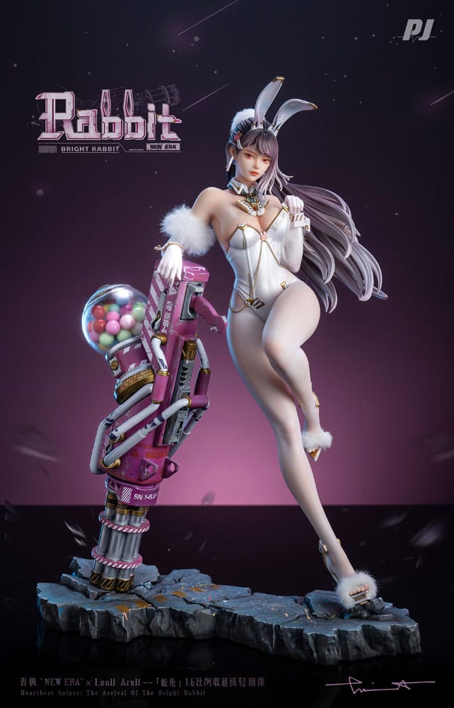 Original Character Estatua PVC 1/6 Bright Rabbit Illustration by Loull Aroll x New Era 37 cm