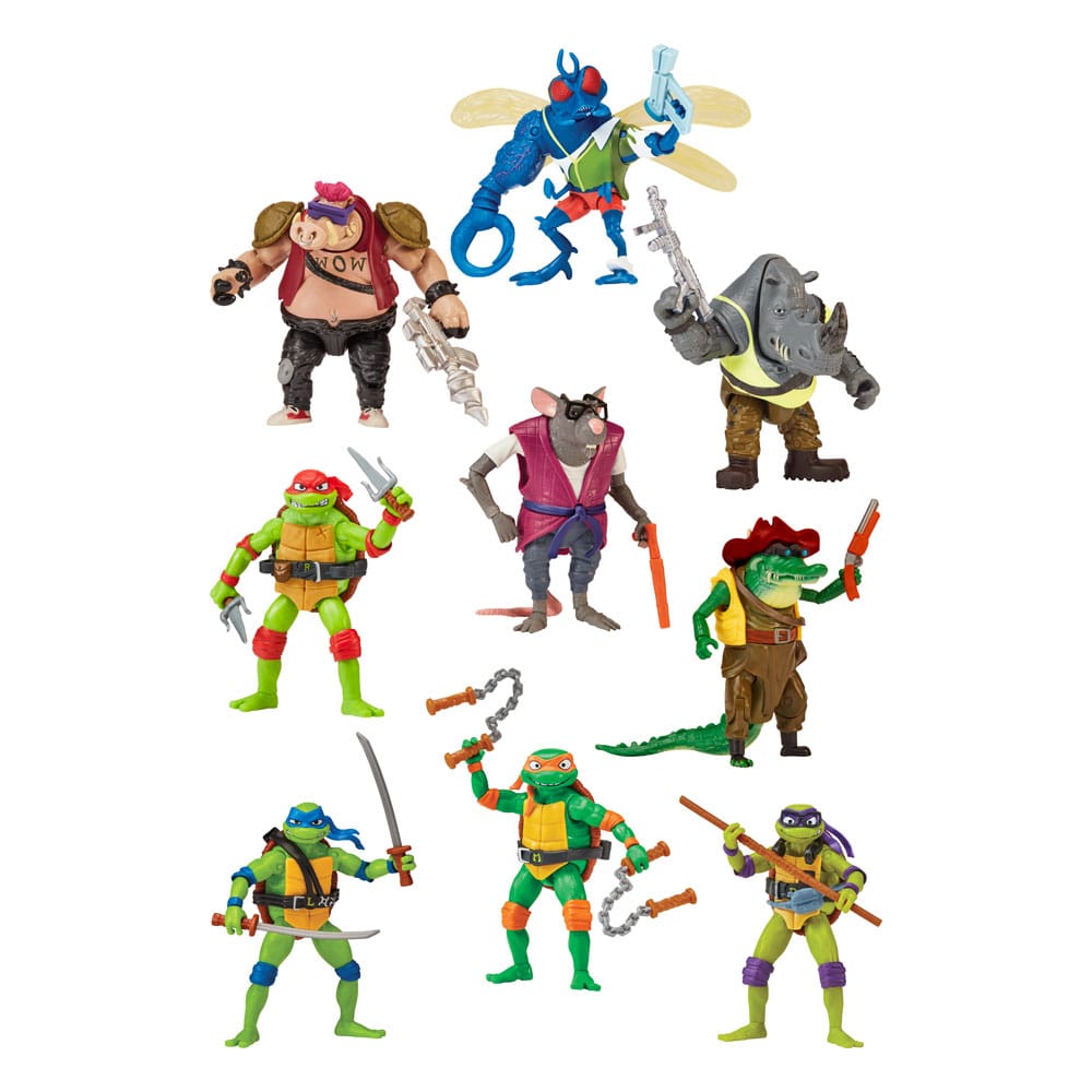Ninja Turtles: Caos Mutante Figuras 10 cm Basic Surtido (12)