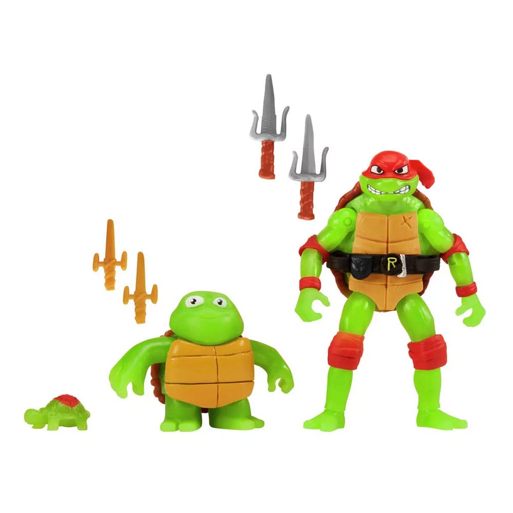 Ninja Turtles: Caos Mutante Pack de 3 Figuras Raphael Evolution 10 cm Frikytopia