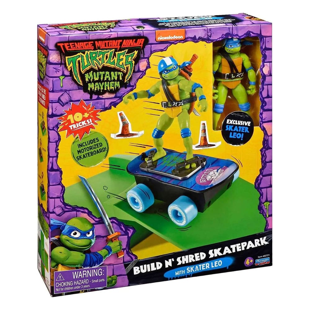Teenage Mutant Ninja Turtles: Mutant Mayhem Build N' Shred Skatepark Surtido (8)
