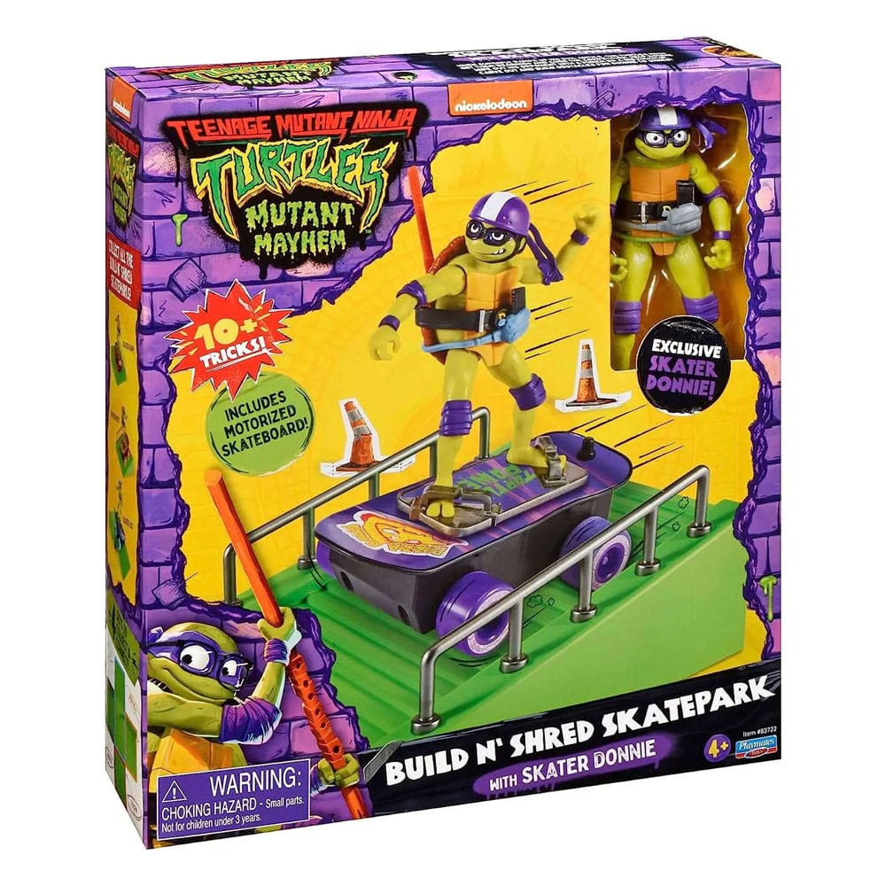 Teenage Mutant Ninja Turtles: Mutant Mayhem Build N' Shred Skatepark Surtido (8)
