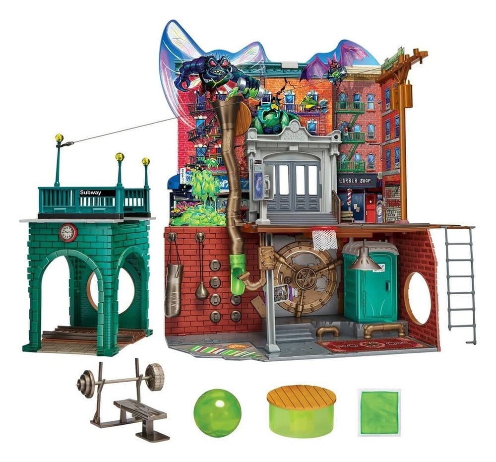 Ninja Turtles: Caos Mutante Playset Sewer Lair New Version Frikytopia