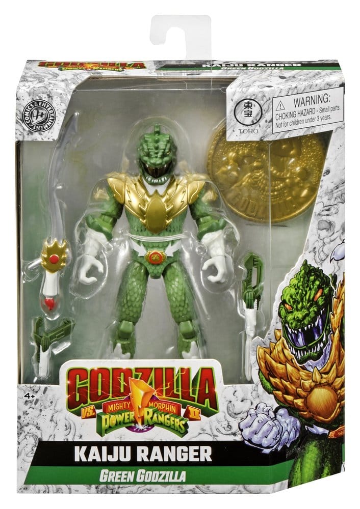 Mighty Morphin Power Rangers x Godzilla Figura Green Godzilla Frikytopia