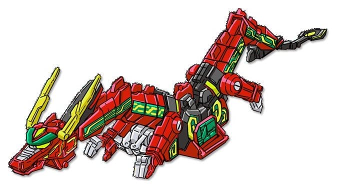 Mighty Morphin Power Rangers Thunderzord Figura Red Dragon Frikytopia