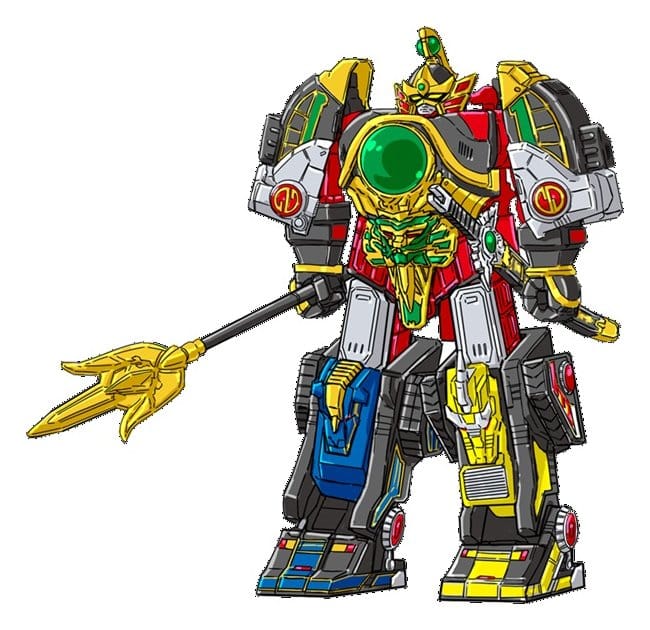 Mighty Morphin Power Rangers Thunder Megazord with Mega Power Sword Figura 28 cm Frikytopia