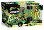 Tortugas Ninja x G.I. Joe Crossover Classics Vehículo A.W.E. Shell-Striker con Figura