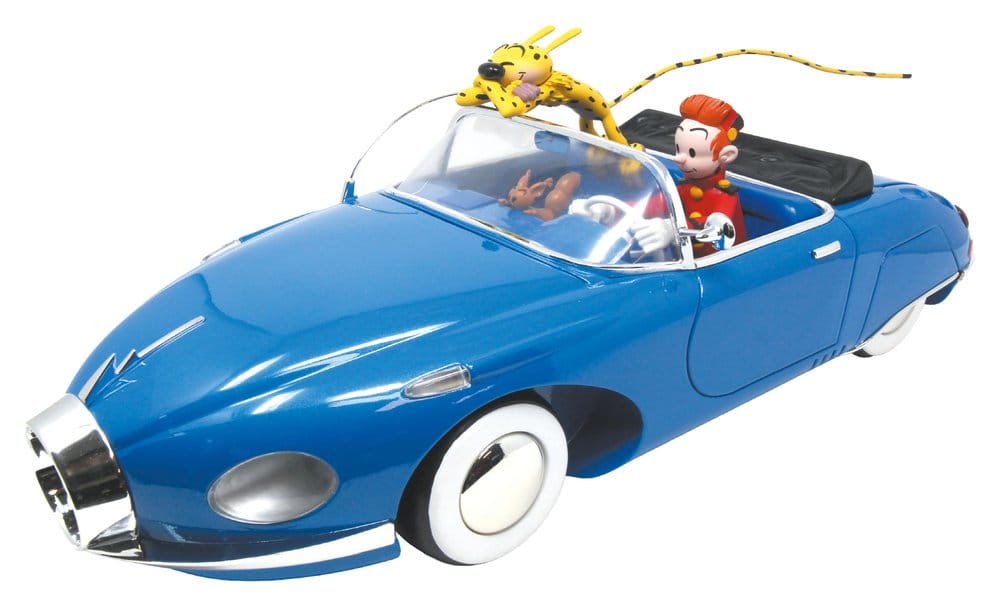 Spirou y Fantasio Resin Estatua 1/10 Spirou, Marsupilami y Spip en la Turbotraction Frikytopia