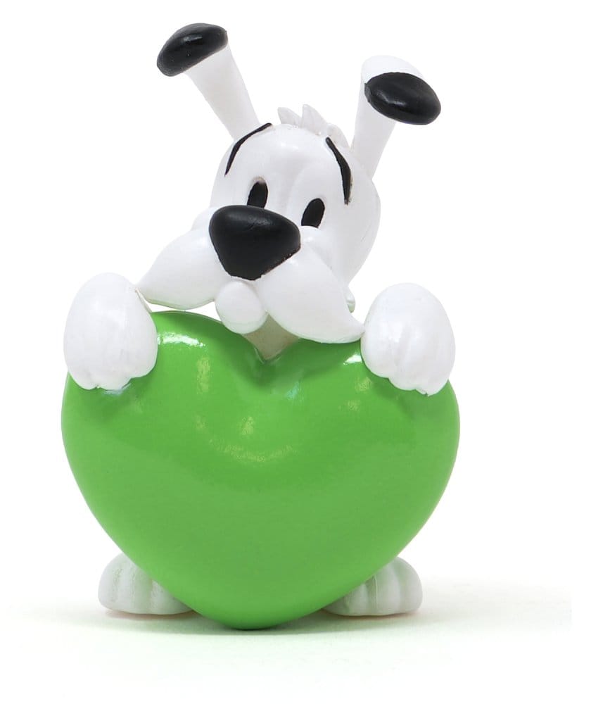 Astérix Figura PVC Idéfix Green Heart 4,5 cm Frikytopia
