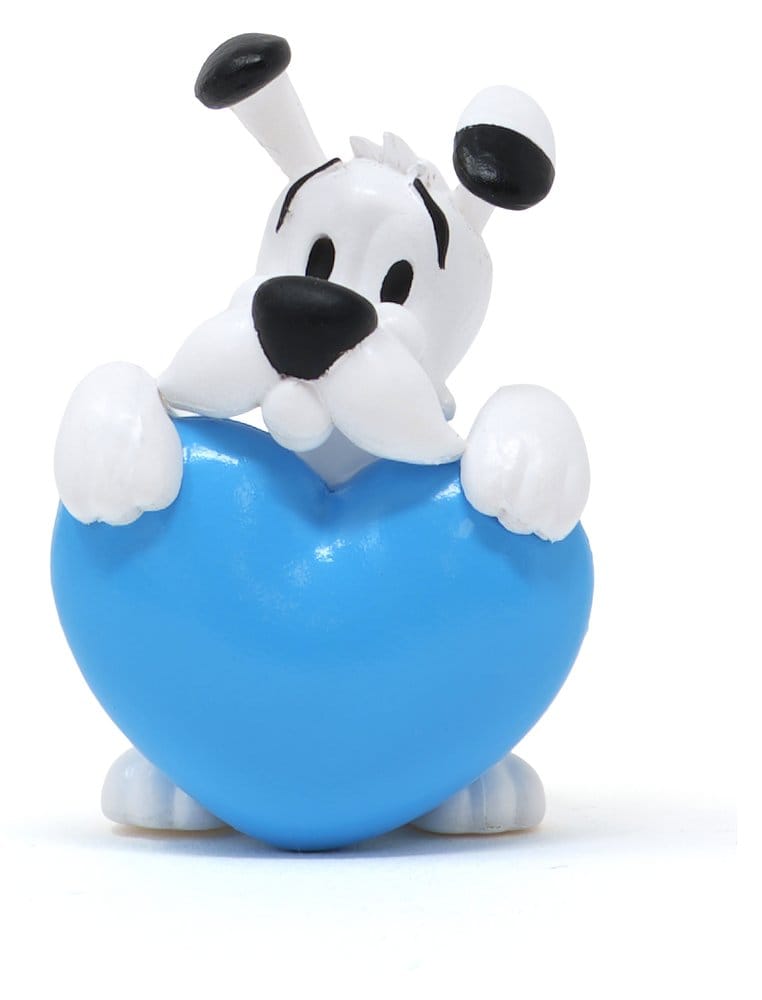 Astérix Figura PVC Idéfix Blue Heart 4,5 cm Frikytopia