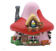 Los Pitufos: Hucha Mushroom House Smurfette 15 cm