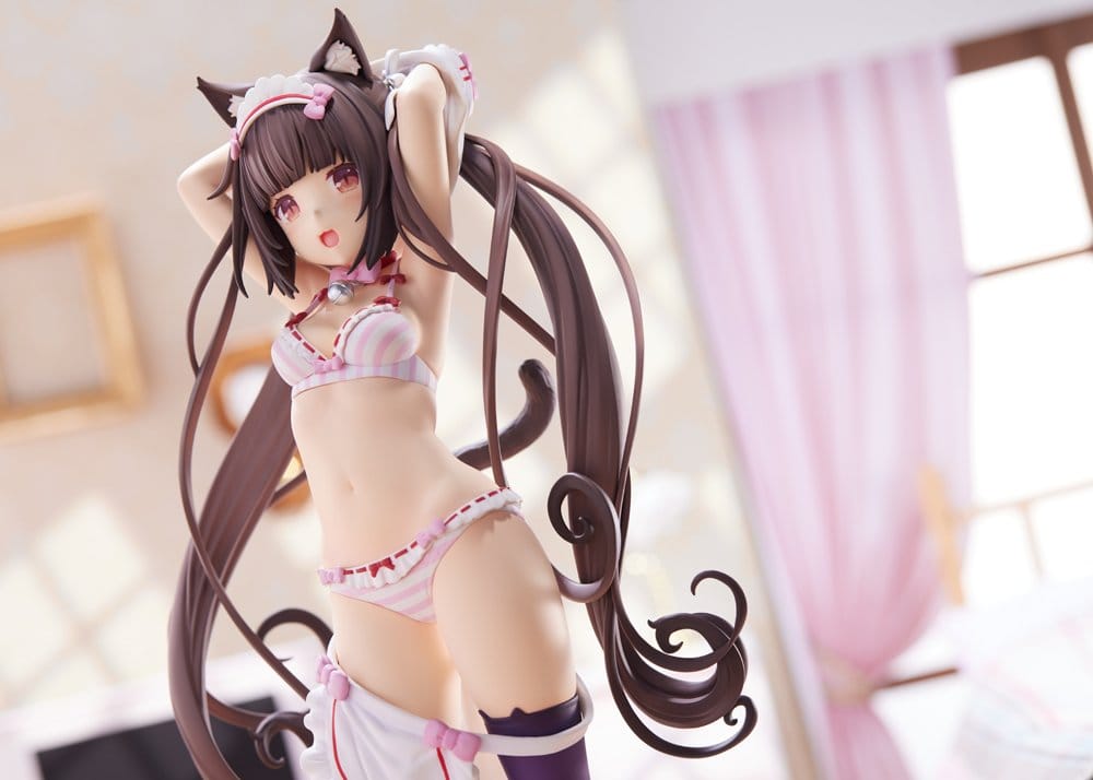 Nekopara Figura PVC 1/7 Chocola Dress up time 24 cm