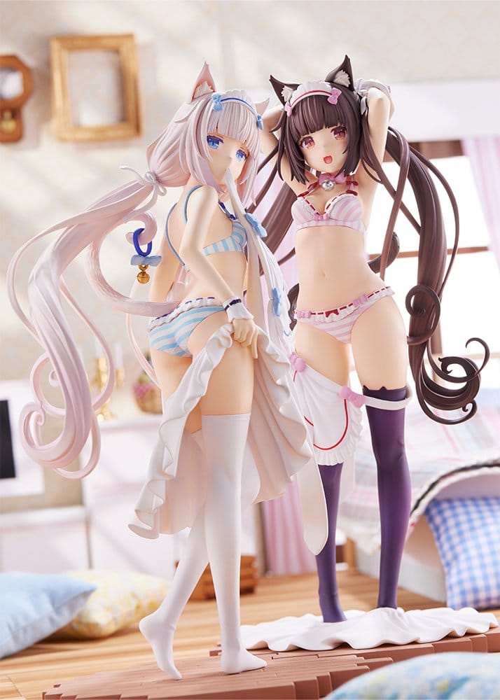 Nekopara Figura PVC 1/7 Vanilla Dress up time 24 cm
