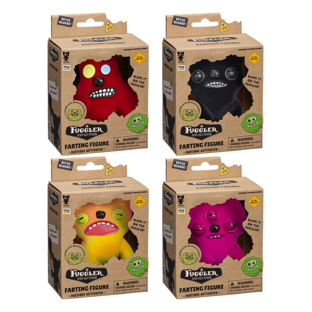 Fuggler: Farting Figures Window Box Figuras pedorras Surtido (12)