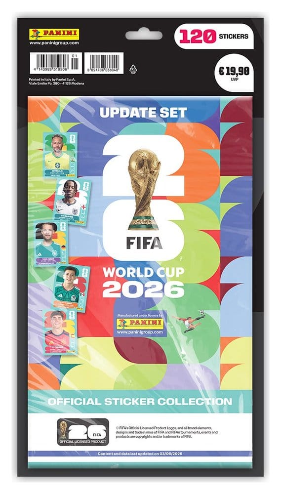 FIFA World Cup 2026 Colección de Cromos Update Set Frikytopia