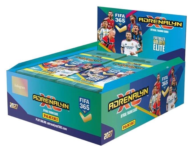 FIFA 365 Adrenalyn XL 2027 Trading Cards Fat Pack Display (10) Frikytopia