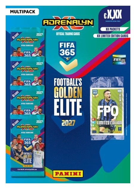 FIFA 365 Adrenalyn XL 2027 Trading Cards Multipack Display (5) *Edición Alemán*