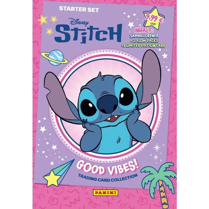 Stitch Cartas Coleccionables Good Vibes Starter Pack *Versión Alemana* Frikytopia