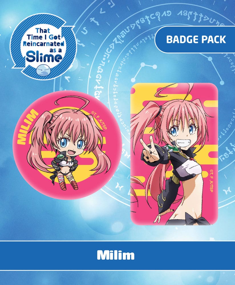 That Time I Got Reincarnated as a Slime Pack de Chapas Milim