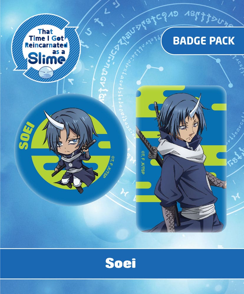 That Time I Got Reincarnated as a Slime Pack de Chapas Soei