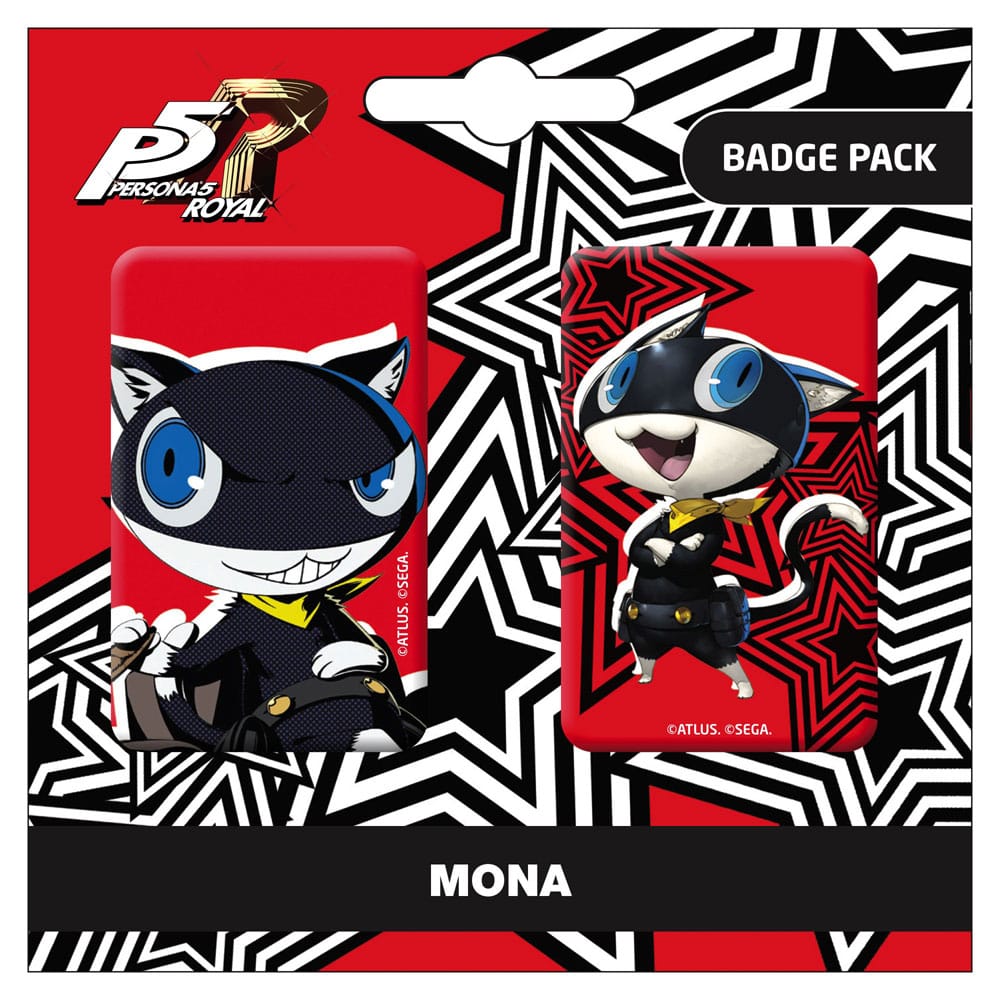 Persona 5 Royal Pack de Chapas Mona / Morgana Frikytopia