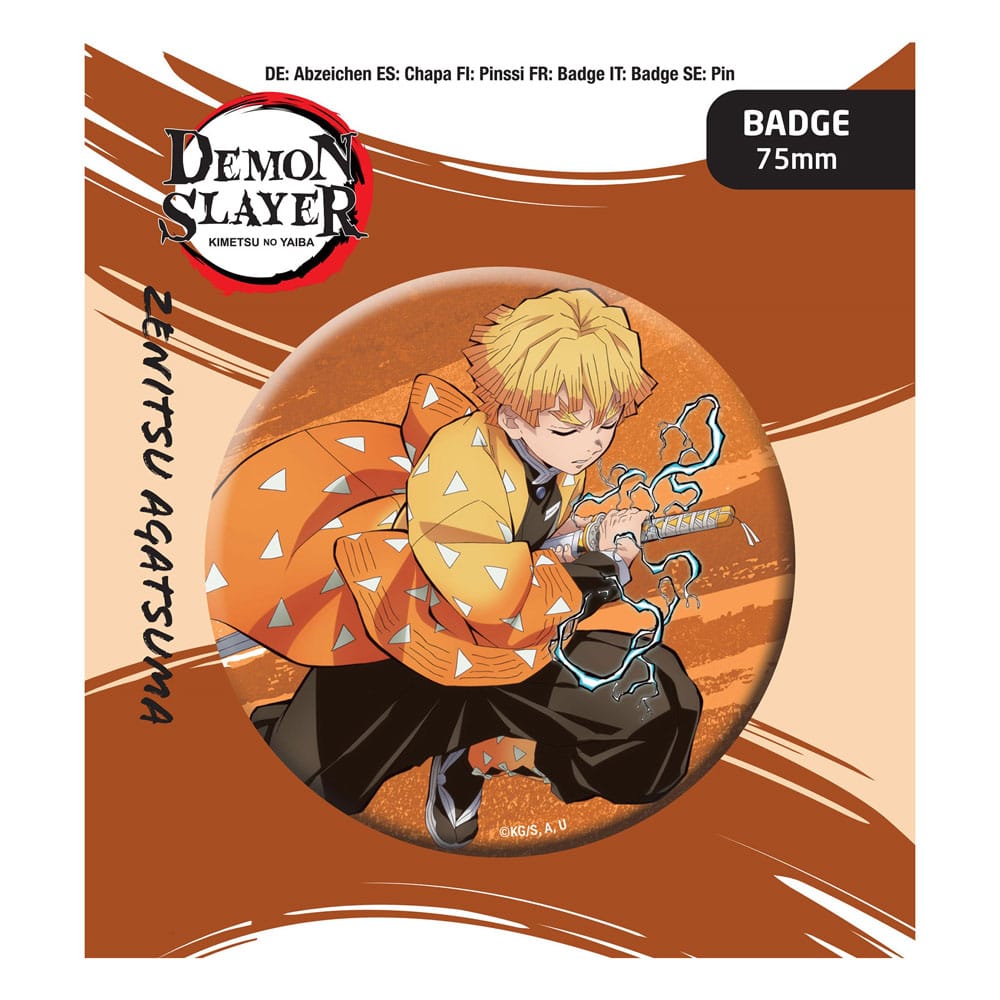 Demon Slayer: Kimetsu no Yaiba Chapas Zenitsu Agatsuma Frikytopia