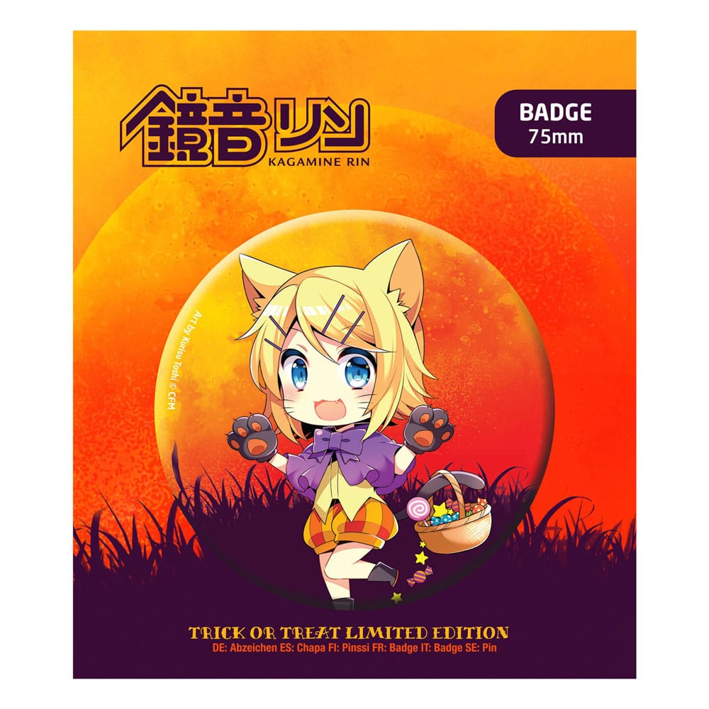 Hatsune Miku Chapas Halloween Limited Edition Kagamine Rin Frikytopia
