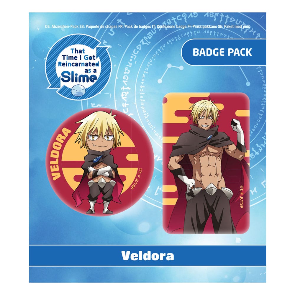 That Time I Got Reincarnated as a Slime Pack de Chapas Veldora Human Form Frikytopia