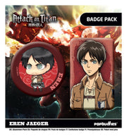 Attack on Titan pack de 2 Insignias Eren Jaeger