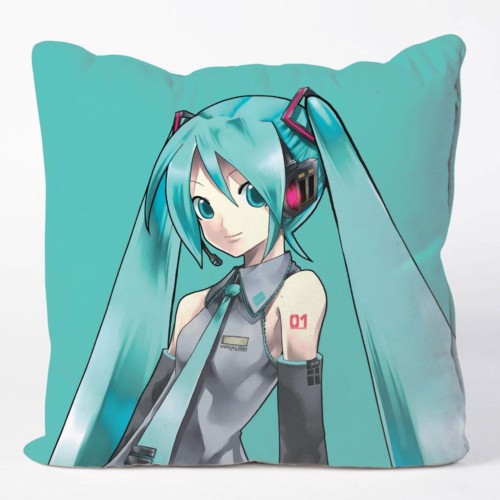 Vocaloid Funda de Almohada Hatsune Miku 50 x 50 cm