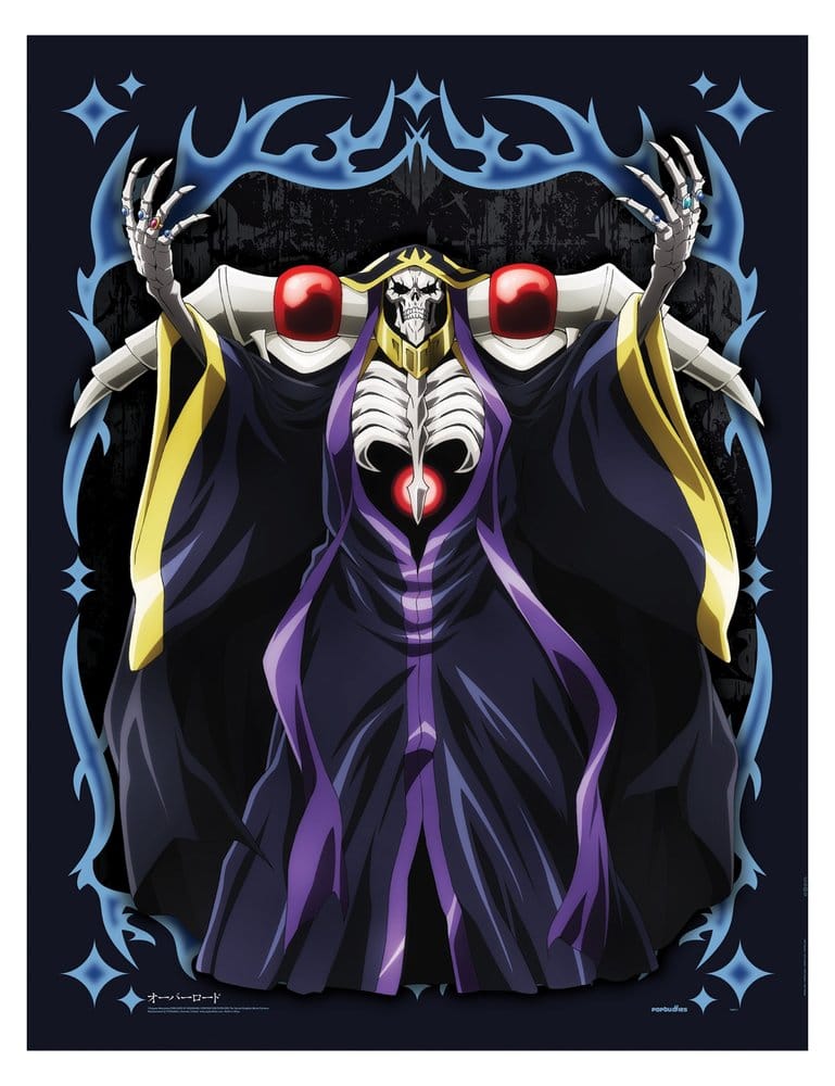 Overlord Póster Tela Ainz Ooal Gown 130 x 170 cm