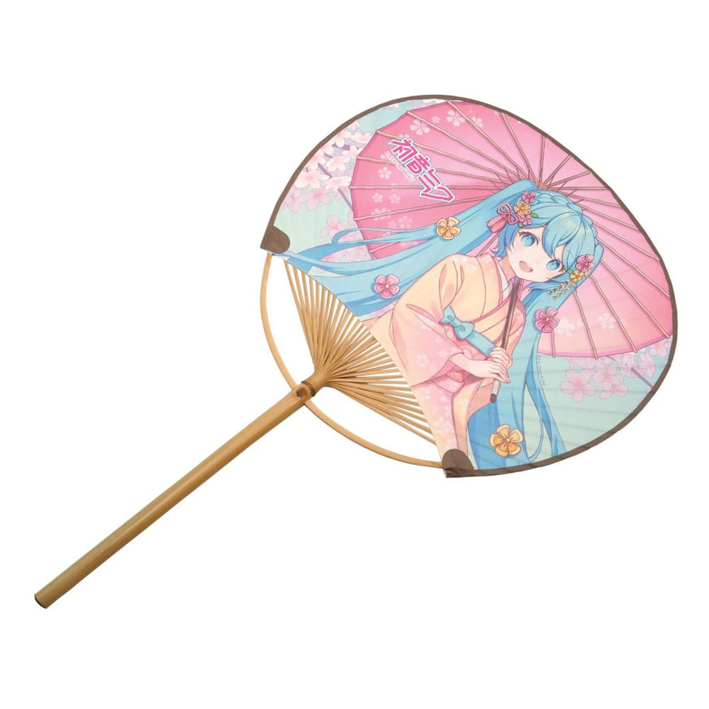 Hatsune Miku Abanico Uchiwa Miku Kimono Frikytopia