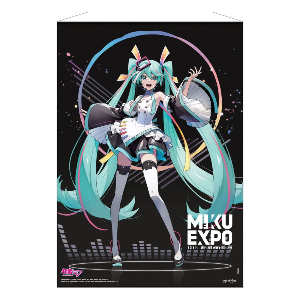 Hatsune Miku Póster Tela Miku Expo 10th Anniversary Limited Edition 50 x 70 cm Frikytopia