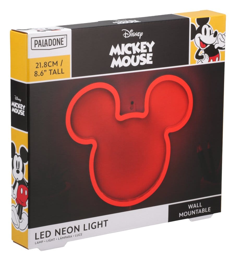 Luz neón paladone mickey mouse