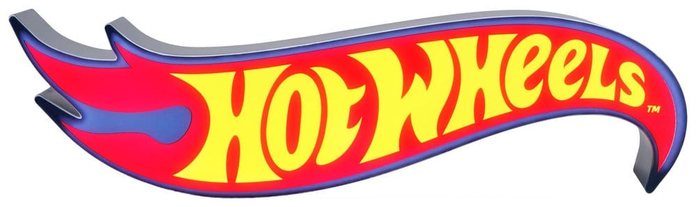 Hot Wheels Lámpara Yellow Logo 9 cm