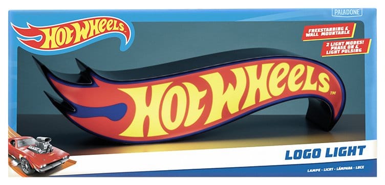 Hot Wheels Lámpara Yellow Logo 9 cm