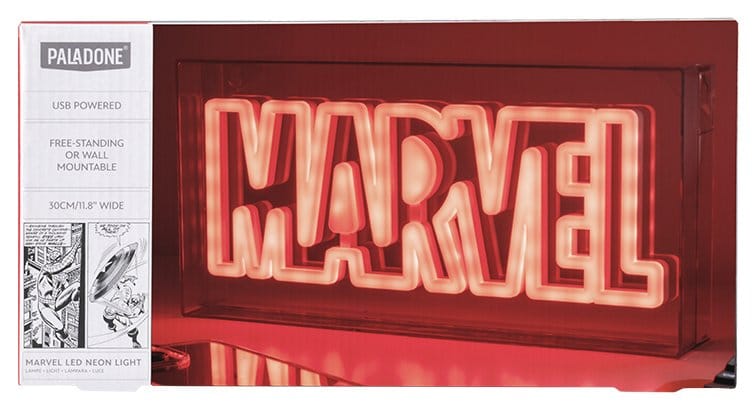 Lámpara paladone marvel logo led neon light