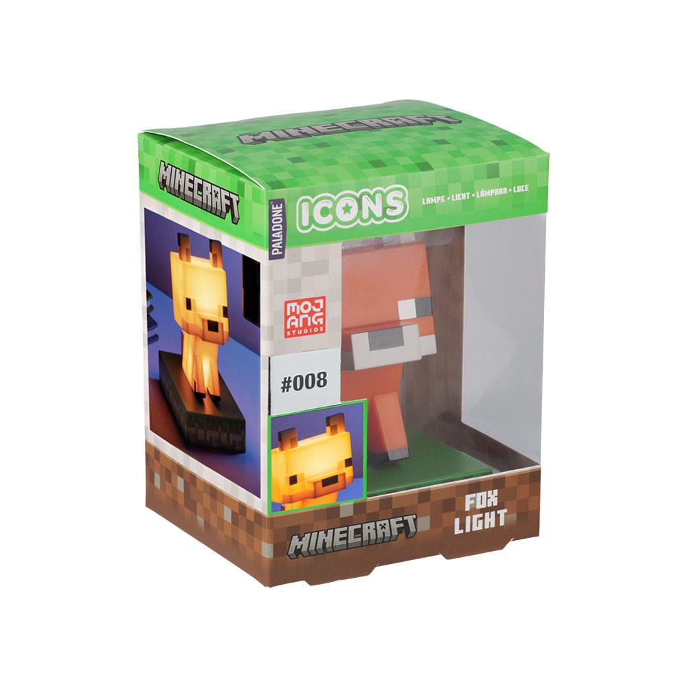 Lampara Icons Fox Minecraft 11 cm