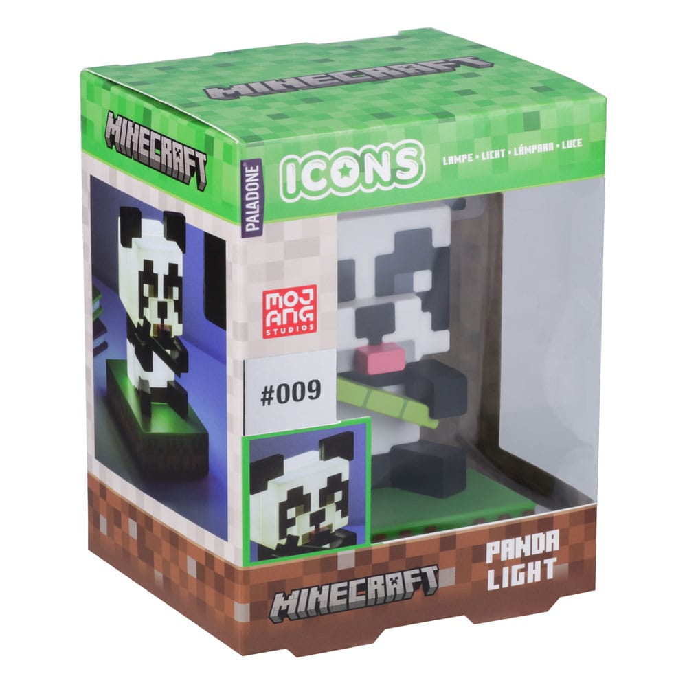 Lampara Icons Panda Minecraft 10cm