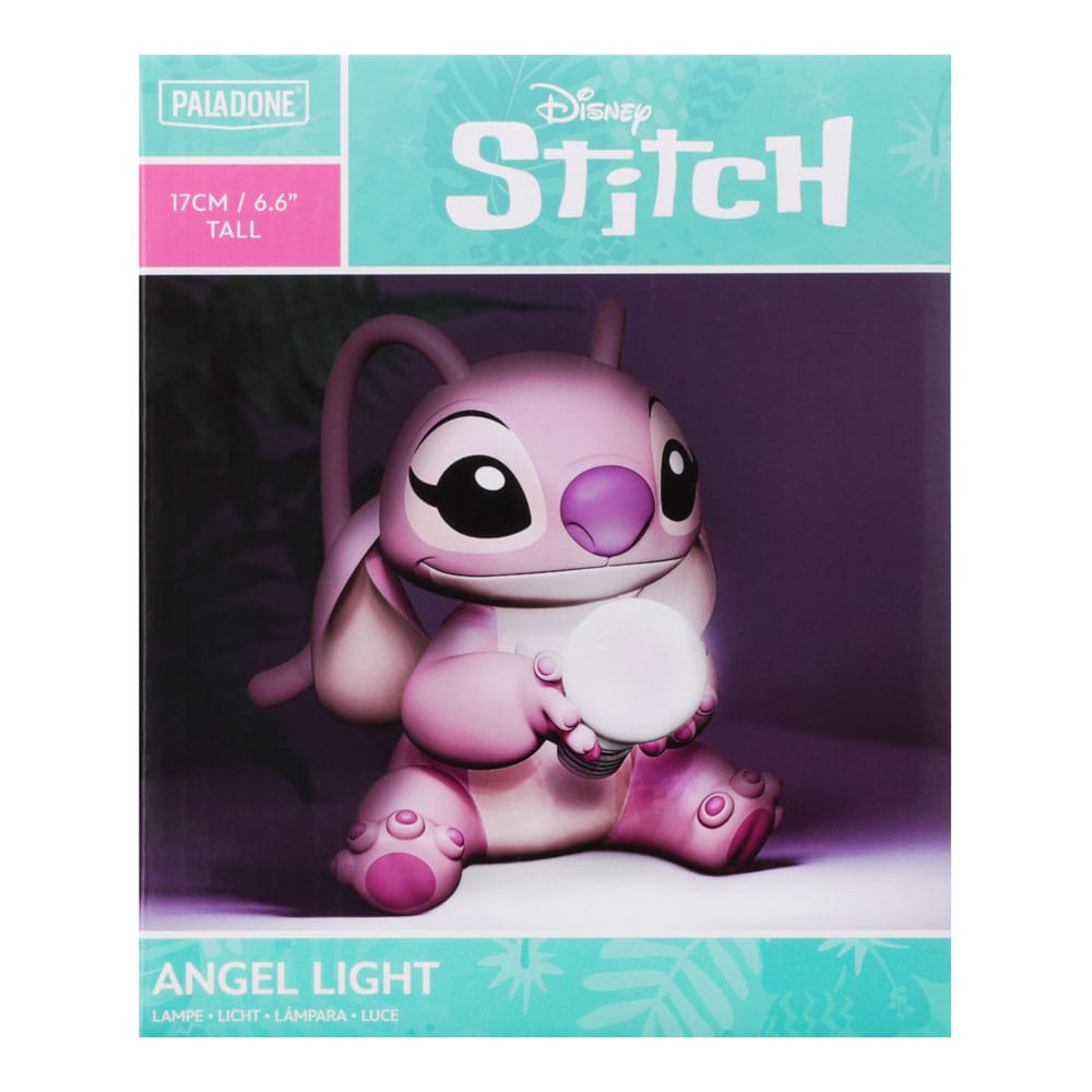 Lilo Stitch Lampara Angel 16 cm