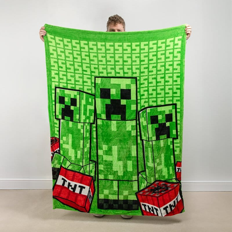 Minecraft Manta Cojín Creeper 2-in-1 Foldable 150 cm