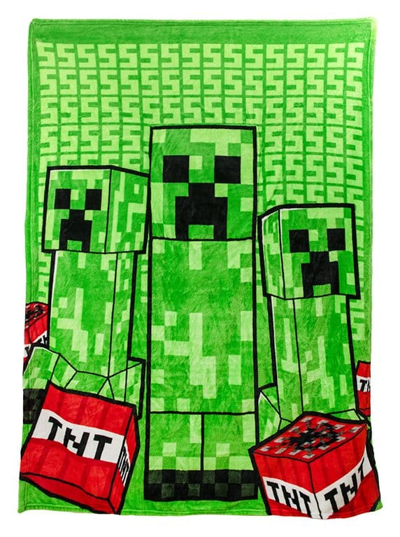 Minecraft Manta Cojín Creeper 2-in-1 Foldable 150 cm