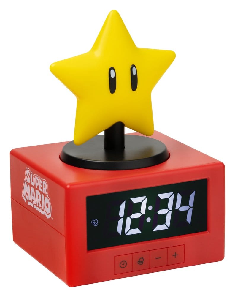 Super Mario Icon despertador Super Star 15 cm Frikytopia