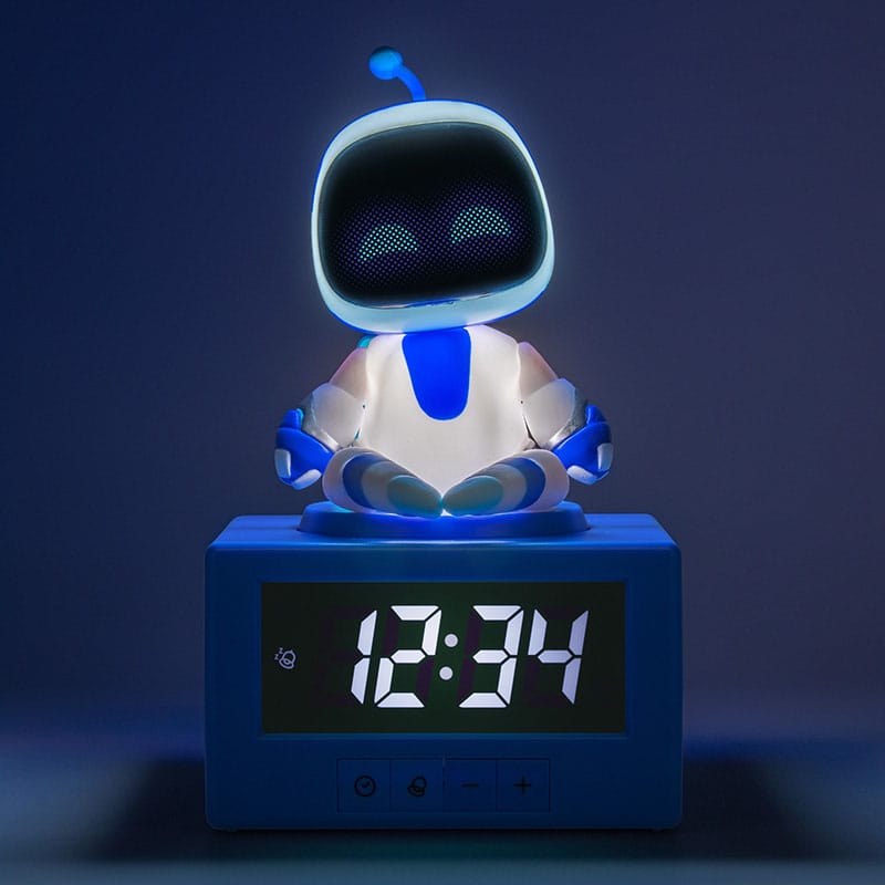 Astro Bot Icon despertador con luz Astro Bot