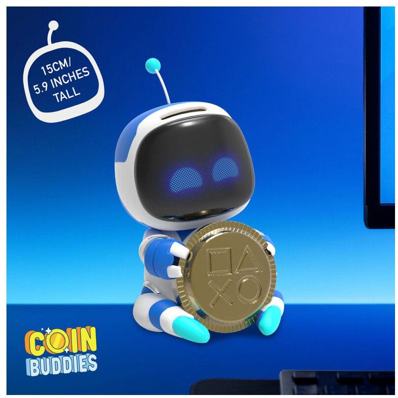 Astro Bot Hucha con sonido  Astro Bot 15 cm